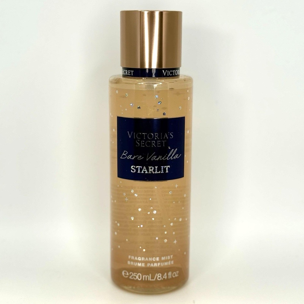 Victoria's Secret Bare Vanilla Starlit Body Mist Spray 8.4oz 250ml Discontinued‎